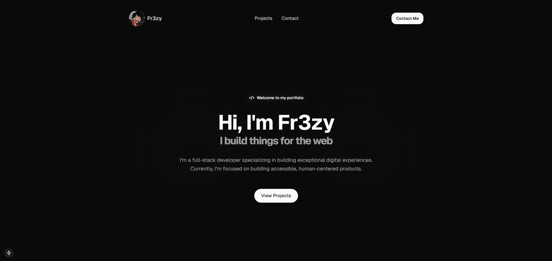 Personal Portfolio Website